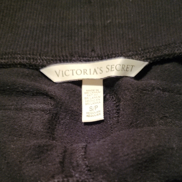 Fleece Cheeky Bootcut Sweat Pant W/ Back Pockets Black Sz. S - Picture 7 of 7